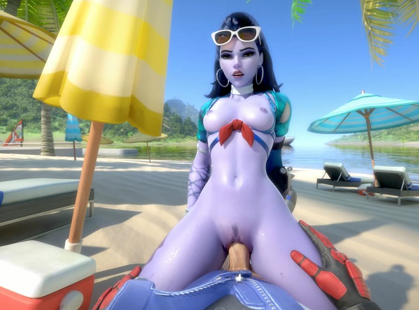 widowmaker loves to ride a thick cock
