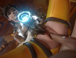 Tracer is wet and horny - Overwatch 3D Hentai