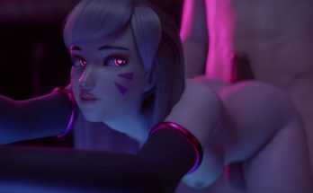 3d overwatch hentai with dva getting a crempie