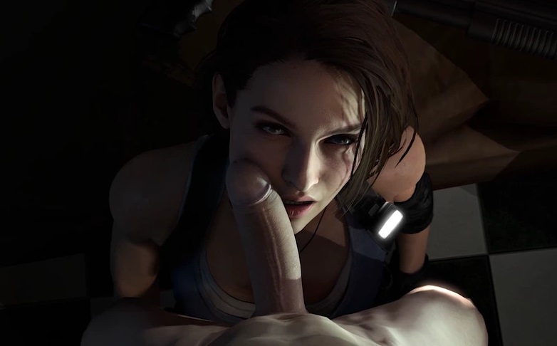Deepthroat with Jill Valentine â€“ Resident Evil 3D Porn | 3D Hentai Club