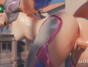 Overwatch 3D hentai video - Dva fucked from behind
