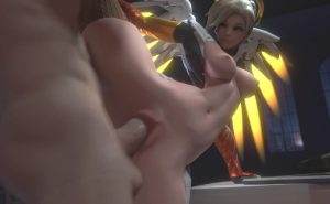 Overwatch 3D hentai - Mercy likes it deep in her pussy